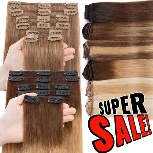 Ombre blonde clip real - real, remy