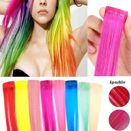 Clip in long hair - x,