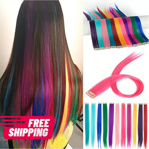 10x clip hair extensions - clip, in