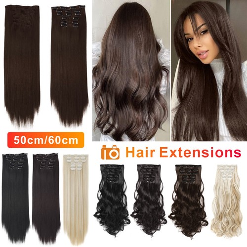100 real natural clip hair - natural, in
