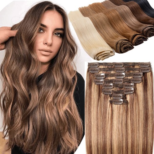 8pcs hair pieces - 8pcs, clip