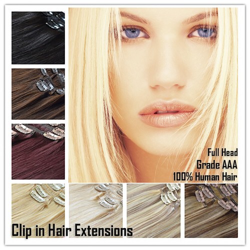 Clip in full - 16"-26", remy